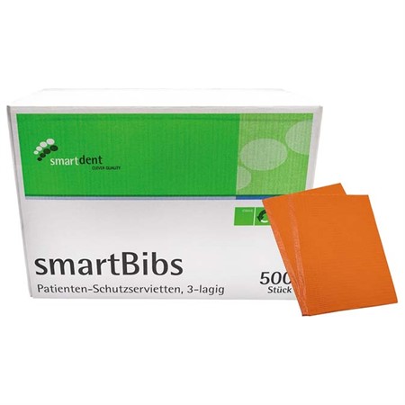smartBibs 33 x 45 cm 3 lagers 500 st orange