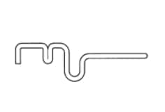 3M Unitek Preformed Lingual Arch, 305-170, Vertical, 2.75 inch, 10 st.