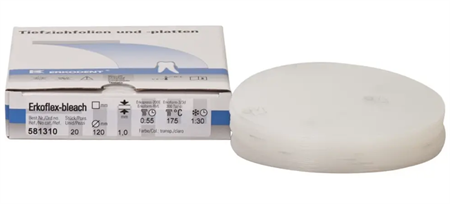 Erkoflex 1,0 mm rund bleach 20 st (581310)