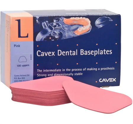 Cavex basplatta rosa ÖK, 100 st (CBP004)